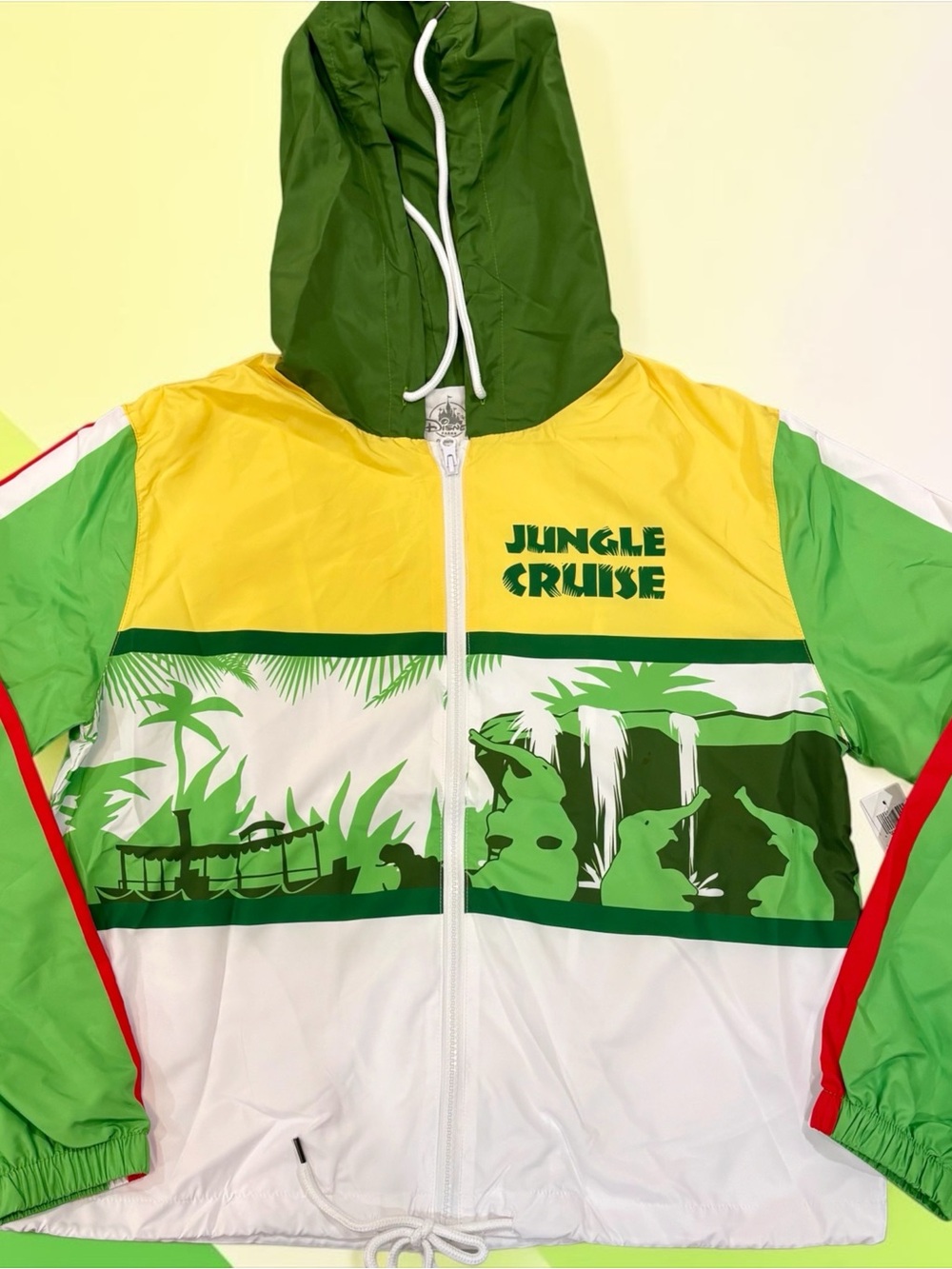 Disney Parks Jungle Cruise Nylon Windbreaker Bomber Jacket NEW with TAGS!